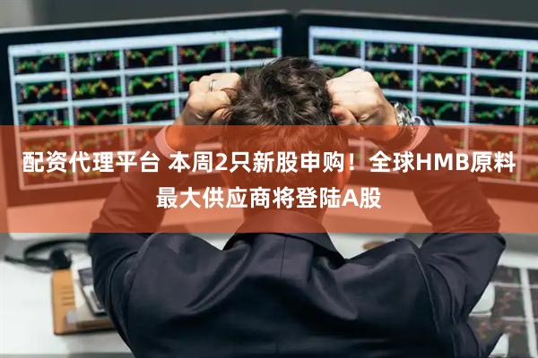 配资代理平台 本周2只新股申购！全球HMB原料最大供应商将登陆A股